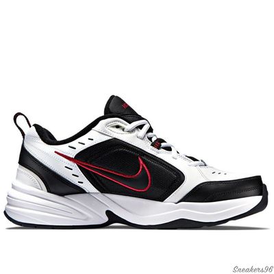 Nike Air Monarch IV Унисекс Бело/Черные (40-45)
