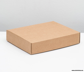 Коробка картонная 29 х 23,5 х 6 см Бурый