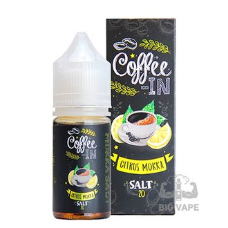 COFFEE IN SALT (STRONG) 30ml - CITRUS MOKKA (ЦИТРУСОВЫЙ МОККО)