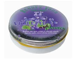 Леденцы Rendez Vous со вкусом фиалки из Франции без сахара