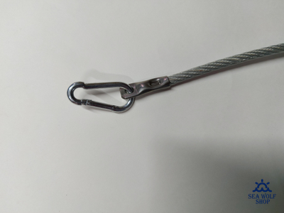 Кукан Ataka-pro трос 10мм с карабином нерж. !promo