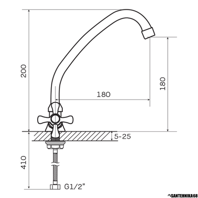 Смеситель для кухни Мастер 555 дешевый
