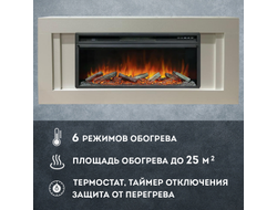 линейный электрический камин лайн