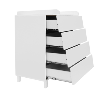 Пеленальный комод Sweet Baby Dante, Белый / Белый