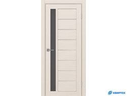 Дверь экошпон Турин 554АПП.21 Ясень перламутровый Молдинг SC Сатин графит в Челябинске | КВИРТЕК