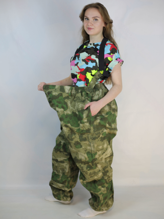 Камуфляжный костюм большого размера горка мох № 123332 (размер 72-74, 76-78 рост 182-194)