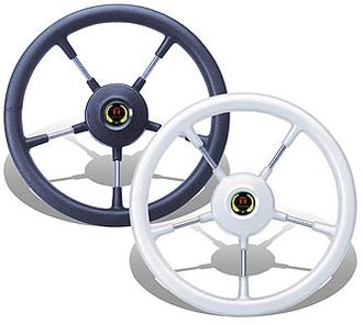 Рулевое колесо SeaStarSolutions «Como», черный обод. Диаметр 360 мм