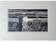 "Отдых" линогравюра Двинянинов М.М. 1965 год