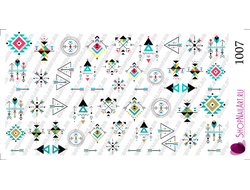 Слайдер дизайн 1007 - Геометрия, символы ацтеков