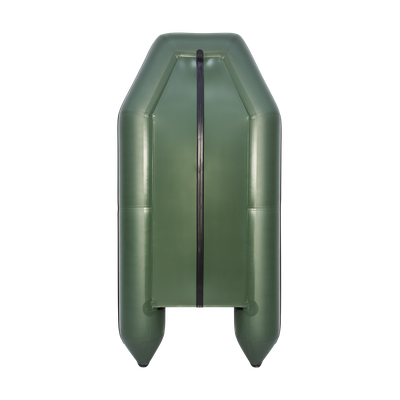 Моторная лодка Аква 2900 слань-книжка киль зеленый