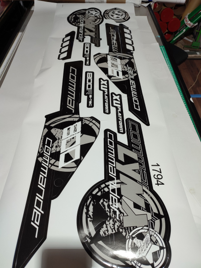 Наклейки на снегоход LYNX Xtrim Commander 800 E-Tec #1794