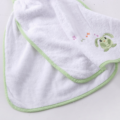 Полотенце махровое детское для рук в виде платья на вешалке, 73*33,5см, ЦВЕТ: Желтый, Розовый, Зеленый