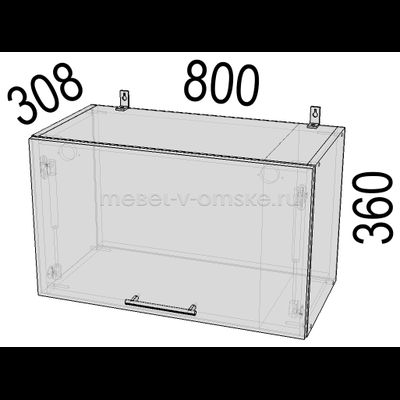 Шкаф кухонный Аляска ПГ-80 (800)