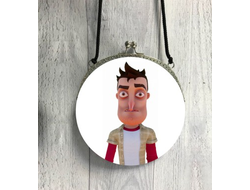 Сумка круглая Привет Сосед/ Hello Neighbor №1