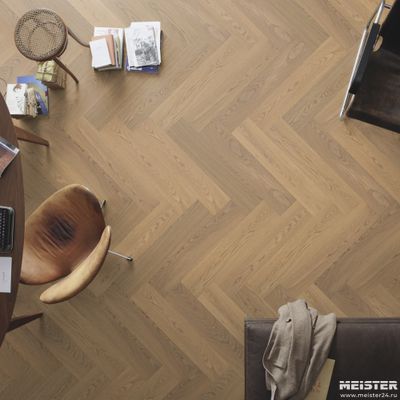 Паркетная доска Meister Дуб Гармония Простой 8817 PS500R