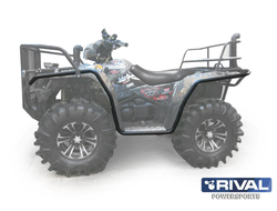 Защита боковая Rival 444.5506.1 для SUZUKI KingQuad 750 Axi  2008- (Сталь) (900*480*260)