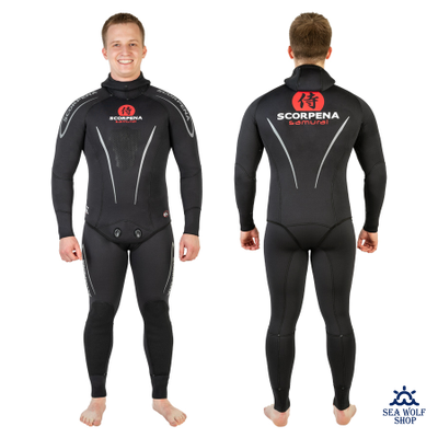 Гидрокостюм неопрен 9мм Scorpena Samurai-2 Yamamoto р.M-48/50