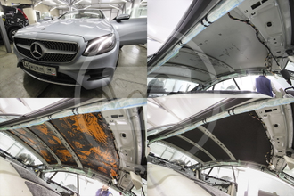 Шумоизоляция Mercedes-benz E-Class Cope / Мерседес-Бенц Е-класс Купе