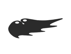 Minifigure Cape Cloth, Scalloped 5 Points Batman, Asymmetrical Waving - Traditional Starched Fabric, Black (68591 / 6306928)