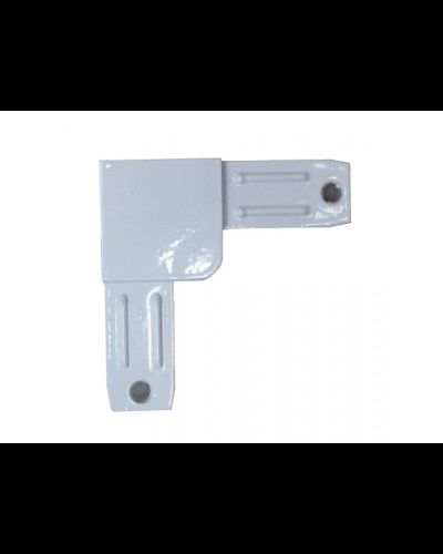 0001-Уголок для москитной сетки Металлический Белый 100 шт