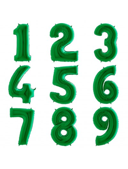 шар цифра 102 см. флекс металл 102 см.cifra-folgirovannaya-zelenaya-102-sm