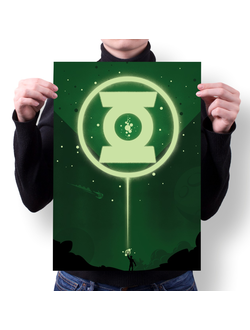 Плакат Зелёный Фонарь № 4