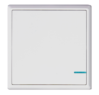 Умный выключатель GRITT Practic 1кл. белый комплект: 1 выключатель, 1 радиореле 1000Вт 433 + WiFi с управлением со смартфона  A181101WWF