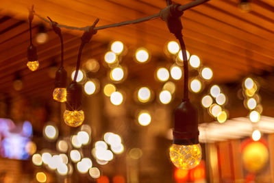 Уличная Ретро гирлянда, , E27, шаг 60 см, 7 метров, 220 V, стиль лофт.