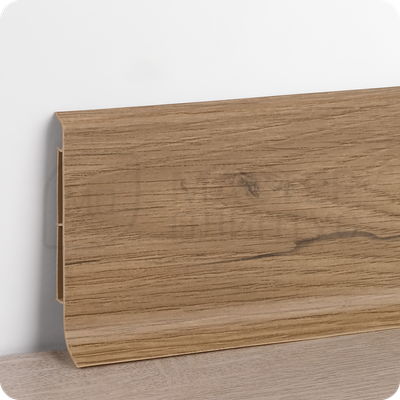 Плинтус VILO Linela 402 Дуб Веллингтон с мягким краем - стильное решение для вашего интерьера