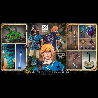 Линк, делюкс версия (Legend of Zelda: Breath of the Wild)  - Коллекционная ФИГУРКА 1/6 scale Mysterious Legend Warrior Deluxe Edition (NW001B) - NW TOYS