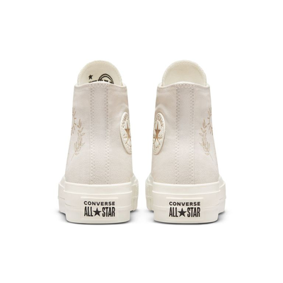 Высокие кеды Converse Chuck Taylor Lift Golden Elements с золотыми рисунками A02205C