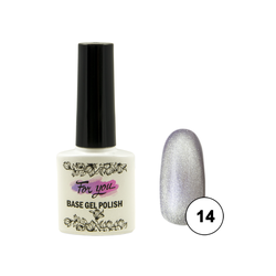 Гель-лак FOR YOU Cat's eye CRYSTAL № 14