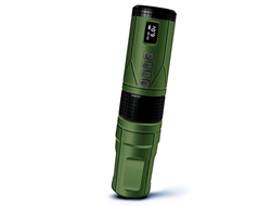 Беспроводная роторная тату машинка - BRONC Wireless Pen V8 army green