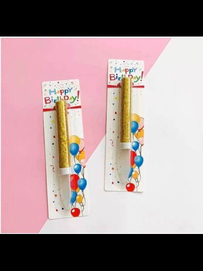 Свеча-фонтан "Золото"