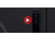 Стальная дверь   Обсидиан 3D (биометрический замок Smart lock Y23). Заказная модель.