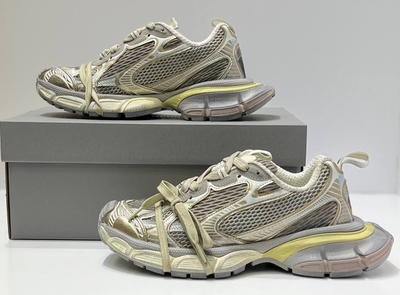 Balenciaga 3XL Sneaker Worn-Out Milk Gold Old