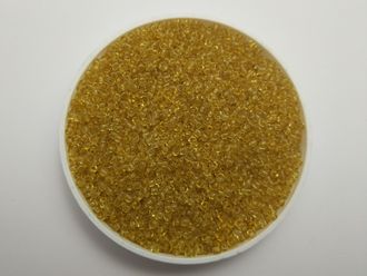 Бисер Китайский №8-2 песочный прозрачный, 50 грамм