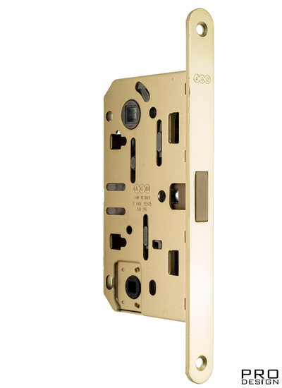 Магнитный сантехнический замок AGB Mediana Polaris WC под завертку Матовое золото