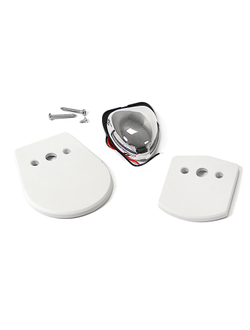 Огонь комбинированный светодиодный 62х52х19 мм, нержавеющая сталь