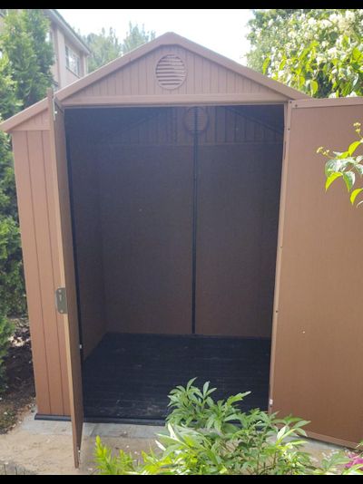 Сарай "Дарвин 6х6" (размеры 183 х 182 см), коричневый