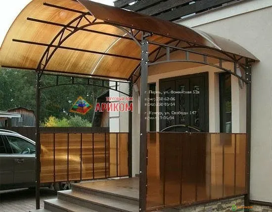 входная группа коричневая