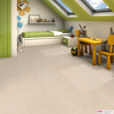 Пробковые полы Haro Сирио крем 533391 в интерьере детской
