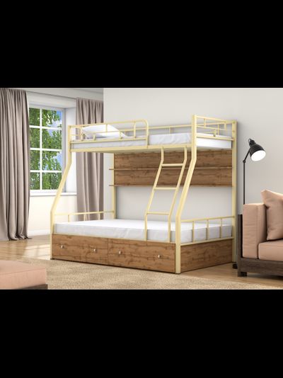 Двухъярусная кровать Раута слоновая кость