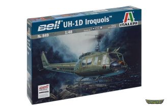 0849. Вертолет UH - 1D Iroquois (1/48 27см)
