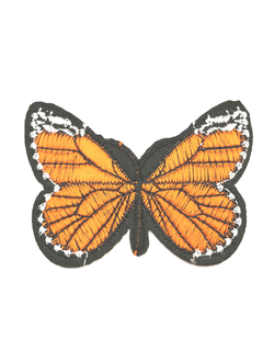 Термоаппликация бабочка большая 8, 80*60 мм