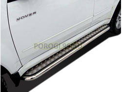 Пороги с накладным листом d53 для Great wall Hover H5 (2010-...)