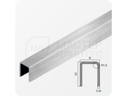 П-образный разделительный профиль из нержавеющей стали NEEXY PVS96-13 LH Удлиненный браш