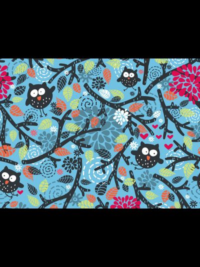 Купить греющую картину с фото совушки