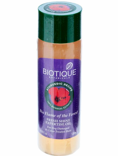 МАСЛО ДЛЯ ВОЛОС Biotique Bio Flame of the Forest Fresh Shine Expertise Oil for Color Treated