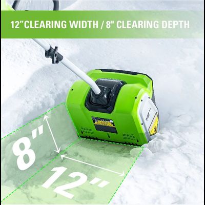 Лопата для снега Greenworks GD40SS